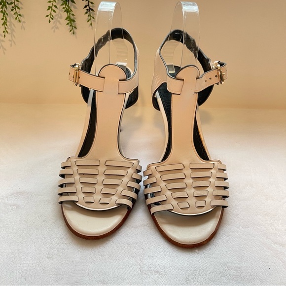 COACH 'Izzy' Heels Ivory Size 9.5 - Picture 2 of 10